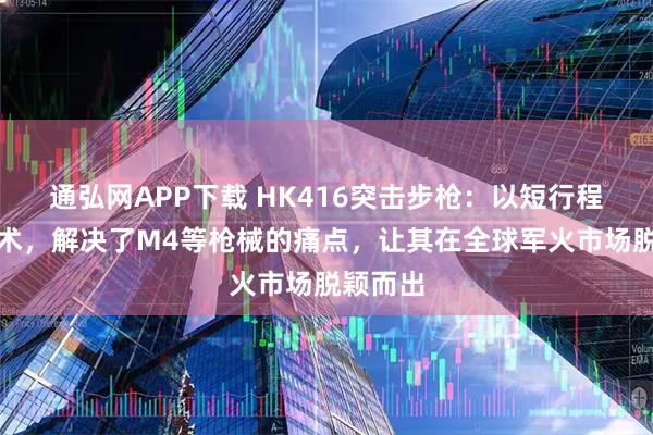 通弘网APP下载 HK416突击步枪：以短行程活塞技术，解决了M4等枪械的痛点，让其在全球军火市场脱颖而出