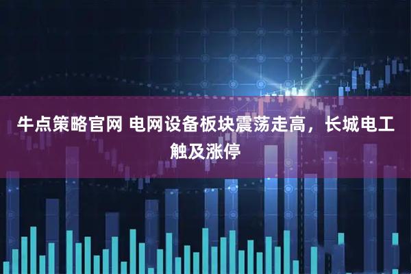 牛点策略官网 电网设备板块震荡走高，长城电工触及涨停